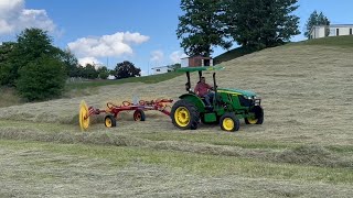 Couple Days of Raking and Rolling Hay [upl. by Nede]