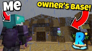 Visiting This Minecraft Server Owners Base │ RiverNetwork SMP [upl. by Egdirdle]