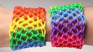 Rainbow Loom Nederlands  Dragon Scale  Loom bands rainbow loom nederlands tutorial how to [upl. by Eerbua]