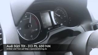 Audi SQ5 TDI  Beschleunigung Sound Fahreindrücke [upl. by Lauritz]