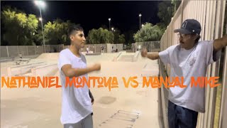 Nathaniel Montoya VS Manual Mike GAME OF SKATE [upl. by Meensat814]