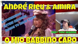 André Rieu amp Amira  O Mio Babbino Caro  First Time Reaction  I HAVE NO WORDS  she stole my heart [upl. by Resarf590]