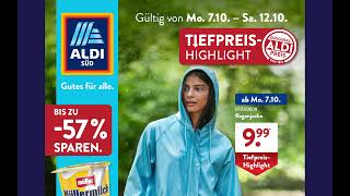 ALDI SÜD prospekt Deutschland ab Montag 7 10 2024  Sortimentsprospekt  Reisemagazin Oktober [upl. by Aihsenal]