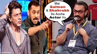 Aamir Khan’s SHOCKING Statement On Being More Successful Than Shah Rukh Khan And Salman Khan [upl. by Abbub170]