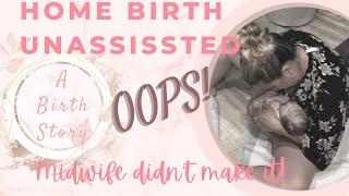 Natural Home Birth Story  Baby Came Quick  Unassisted Birth  Husband Caught Baby  Natural Birth [upl. by Everara]