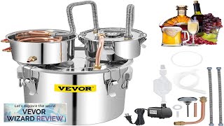 VEVOR Alcohol Still 132Gal  50L Stainless Steel Water Alcohol Distiller Copper Review [upl. by Varian]