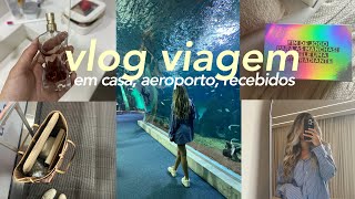 VLOG EM CASA PREPARAÇÃO para VIAGEM AEROPORTO nova DECOR e RECEBIDOS [upl. by Minnie]