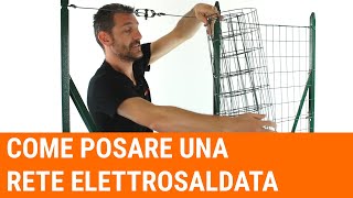 Tutorial come posare una rete elettrosaldata passo dopo passo [upl. by Bamby]