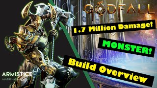 Armistice Starter Build  Massive 17 Million Damage  Godfall Builds [upl. by Applegate540]