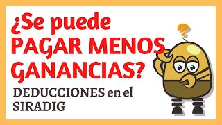 Cómo PAGAR MENOS Impuesto a las GANANCIAS DEDUCCIONES en el SIRADIG AFIP [upl. by Head]