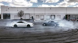 CTSV  1st Gen Sedan vs CTSV 2nd Gen Coupe  DRIFT BATTLE [upl. by Labaw]