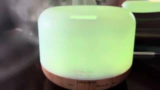 ASAKUKI 500ml Premium Essential Oil Diffuser with Remote Control Review [upl. by Bruell]