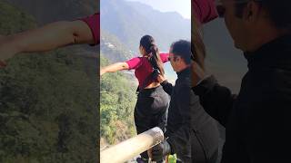 Himalayan Bungy Rishikesh bungee bungeejumping jumping adventure trending viral bungy shorts [upl. by Tipton]