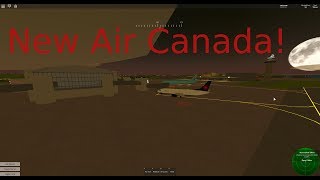 NEW Airline Air Canada in Pilot training Flight Simulator  ROBLOX [upl. by Yoshi]