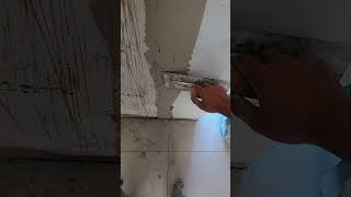 Painter Applying putty  Puttying for renovation putty [upl. by Dhiren]