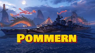 Meet The Pommern Tier 8 German Battleship World of Warships Legends [upl. by Aneelas]