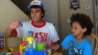 Making Play Doh Frosting Fun Cupcakes Play Doh Review  Play Doh Videos  Konas2002 [upl. by Laktasic]