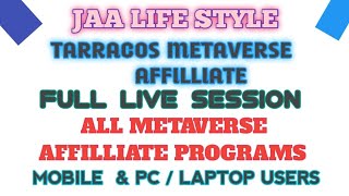 💥EEHHAAA PARTNER TARRACOS METAVERSE AFFILLIATE COMPANY FULLY LIVE SESSION💥eehhaaa Jaalifestyle [upl. by Cordelie]