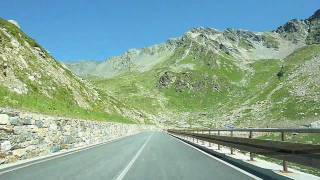 Italy 172 Camera on board Colle del Gran San Bernardo Aosta [upl. by Ahtibat223]