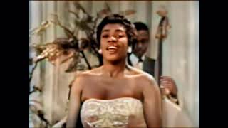 Sarah Vaughan  Brokenhearted Melodyquot 1958 in color AI Enhanced and colorized [upl. by Aivek]