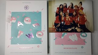 Twice Page Two Monograph Unboxing amp Probando el disco [upl. by Atekahs540]