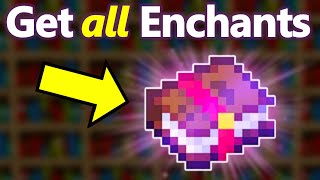 How to Get ALL 42 Enchantments FAST in Minecraft 121 Java  Bedrock [upl. by Teagan592]