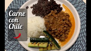 How to make CARNE CON CHILE  Jalisco Style  Quick dinner [upl. by Edveh]