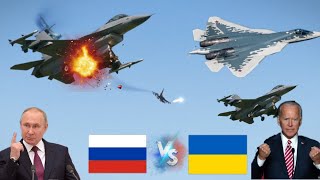 The world is shocked The first air combat between Russian F16 and US MIG29 see what happened [upl. by Raquel207]