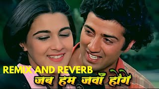 Jub Hum Jawan Hongay Janay Kahan Hongay  Film Betaab Sunny Deol song AiSongsMakerr [upl. by Finzer]