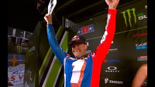 Supercross Rewind 250 and 450 Main Events  Las Vegas 2017 [upl. by Rozele]