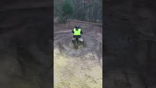 Going through mud on dirt bike [upl. by Charlie]