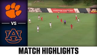 Clemson vs Auburn Match Highlights  2024 ACC Womens Soccer [upl. by Anora139]