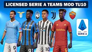 Licensed Serie A Teams Mod For FIFA22 PC  Title Update 14 [upl. by Yennor]