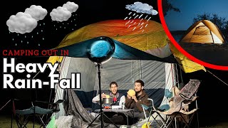 Night camping in heavy rainfall🥶🌧️ Dangerous Jungle😱 [upl. by Aseret]