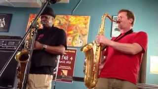 Joe McPhee and Ken Vandermark live at the Sugar Maple Milw [upl. by Phox]