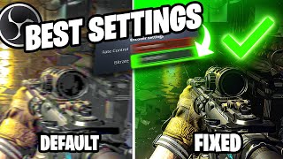 Best OBS Settings for Twitch Streaming [upl. by Renrew]