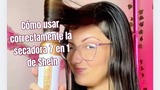 Como usar la secadora 7 en 1 de SHEIN correctamente [upl. by Alocin161]