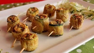 Involtini di zucchine al forno ricetta semplice e veloce [upl. by Goetz]