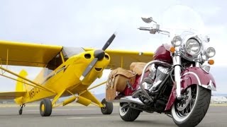 Indian ChiefChieftain With a Cub Crafters Cub  On Two Wheels [upl. by Gnahc]