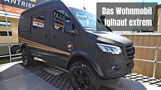 Camping Wohnmobil Sprinter Extremumbau Höher 3 Sperren Technik IGLHAUT ALLRAD SPEZIAL [upl. by Monjan268]