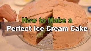 How to Make Your Own Perfect Professional Ice Cream Cake 2 [upl. by Anina]