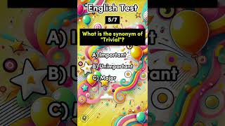 English Synonym Quiz  Vocabulary Test  Word Drill Trivia synonyms english quiz vocabulary fun [upl. by Knut112]