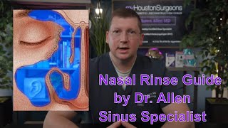 How To Rinse Your Nose Properly  Everything You Need To Know  Dr Allen  Sinus Specialist [upl. by Weidner]