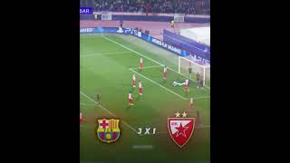 Barcelona vs Red Star Belgrade edit football barcelona ucl [upl. by Marbut]