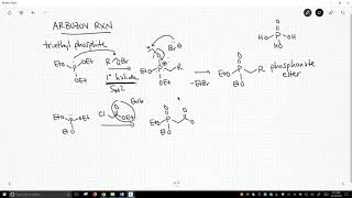 formation of phosphonate esters with the Arbuzov reaction [upl. by Alamat588]