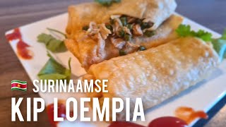 🇸🇷 Surinaamse Loempia recept met Loempia vellenspring roll recipe with sheets [upl. by Petunia]