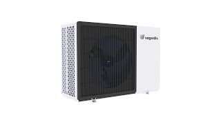 12KW Vegardis R290 series air source Heat Pump for residential heating cooling and hot water [upl. by Arretak]