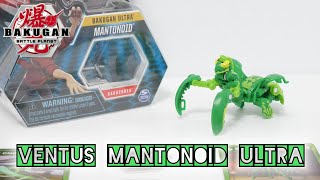 VENTUS MANTONOID ULTRA Single Pack  Battle Planet  BAKUGAN UNBOX [upl. by Annie]