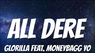 GloRilla feat Moneybagg Yo All Dere Lyrics [upl. by Ijan281]