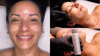 DERMALOGICA FACIAL WITH PRO TIPS  CUSTOM DERMALOGICA PRO PEEL FOR AGING AND DISCOLORATION [upl. by Ahsitan]